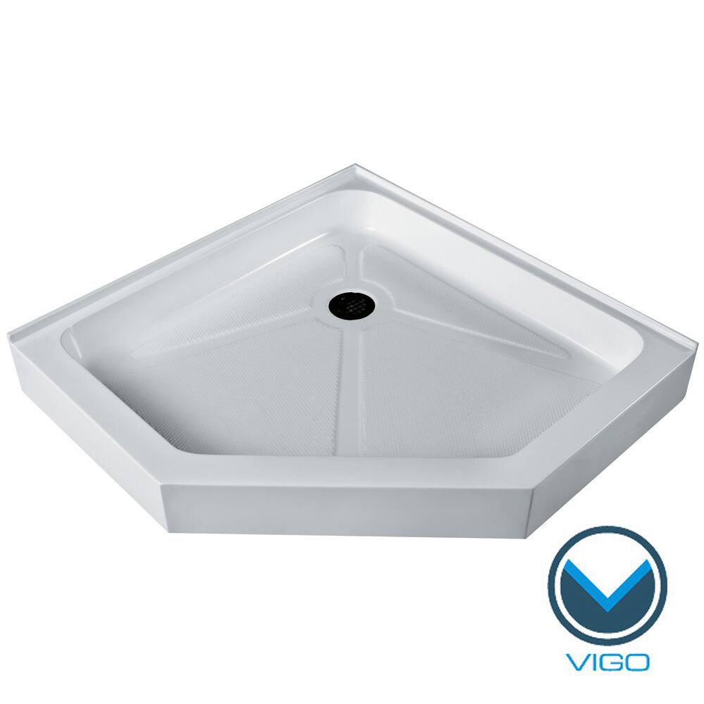 VIGO 36 x 36 Neo-Angle Shower Tray White