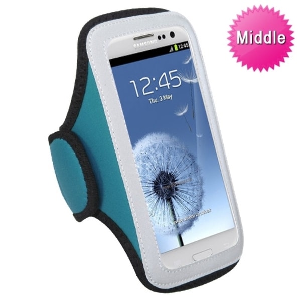 INSTEN Universal Baby Blue Sport Armband Phone Case Cover   15625672