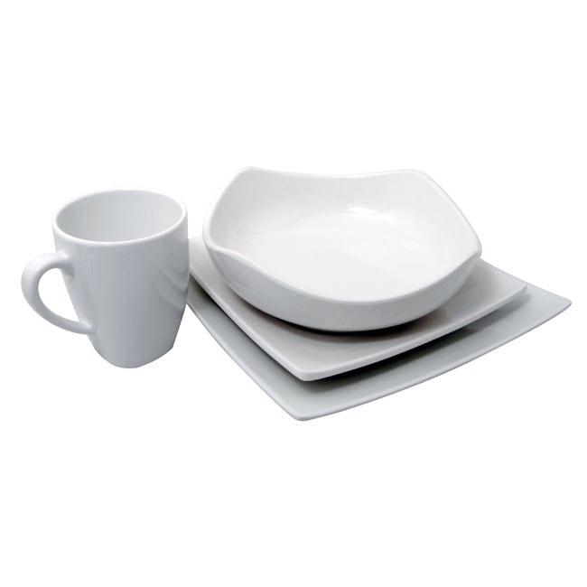 square white dinnerware sets