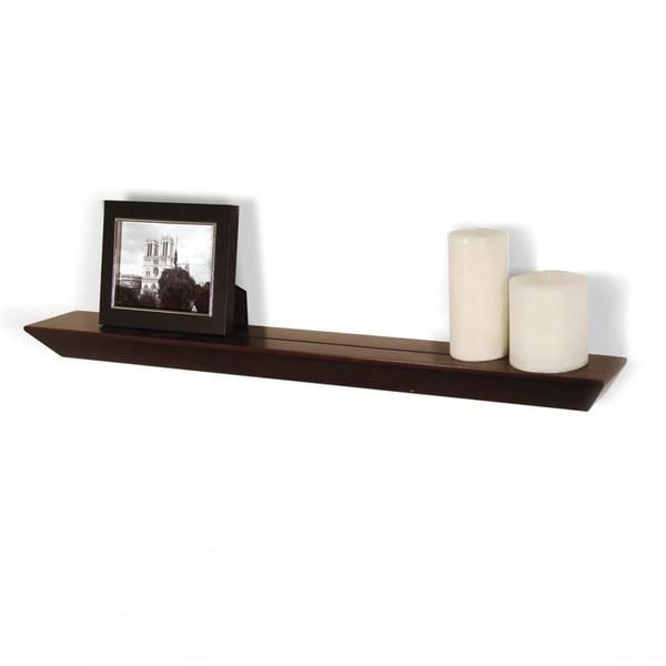 Classic Espresso Floating Wall Shelf Ledge Free Shipping On Orders