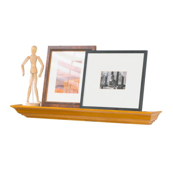 Shop English Oak Cornice Floating Shelf Ledge Free Shipping On
