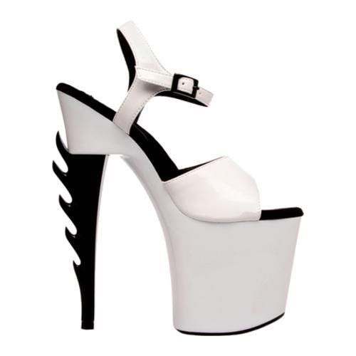 Womens Highest Heel Inferno 21 White Patent Polyurethane