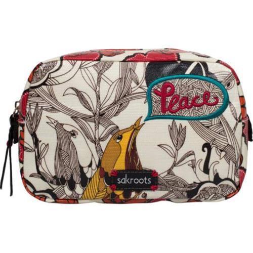 Women S Sakroots Artist Circle Travel Cosmetic Case Natural Peace