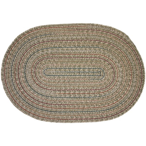 Rhody Rug Bouquet Braided Indoor/ Outdoor Area Rug (4 x 6)