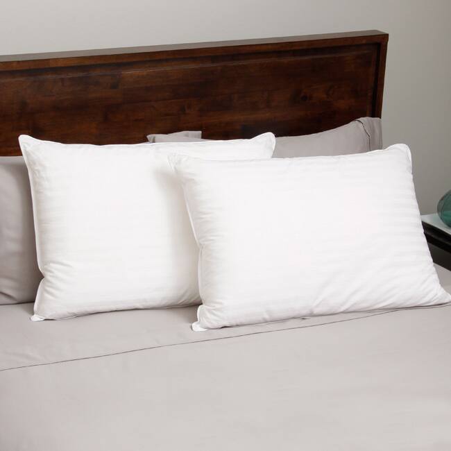 Hotel Madison 400 Thread Count Down Alternative Pillow (Set of 2) - White