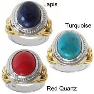 Shop Michael Valitutti Two-tone Quartz Doublet and Sapphire, Ruby or ...