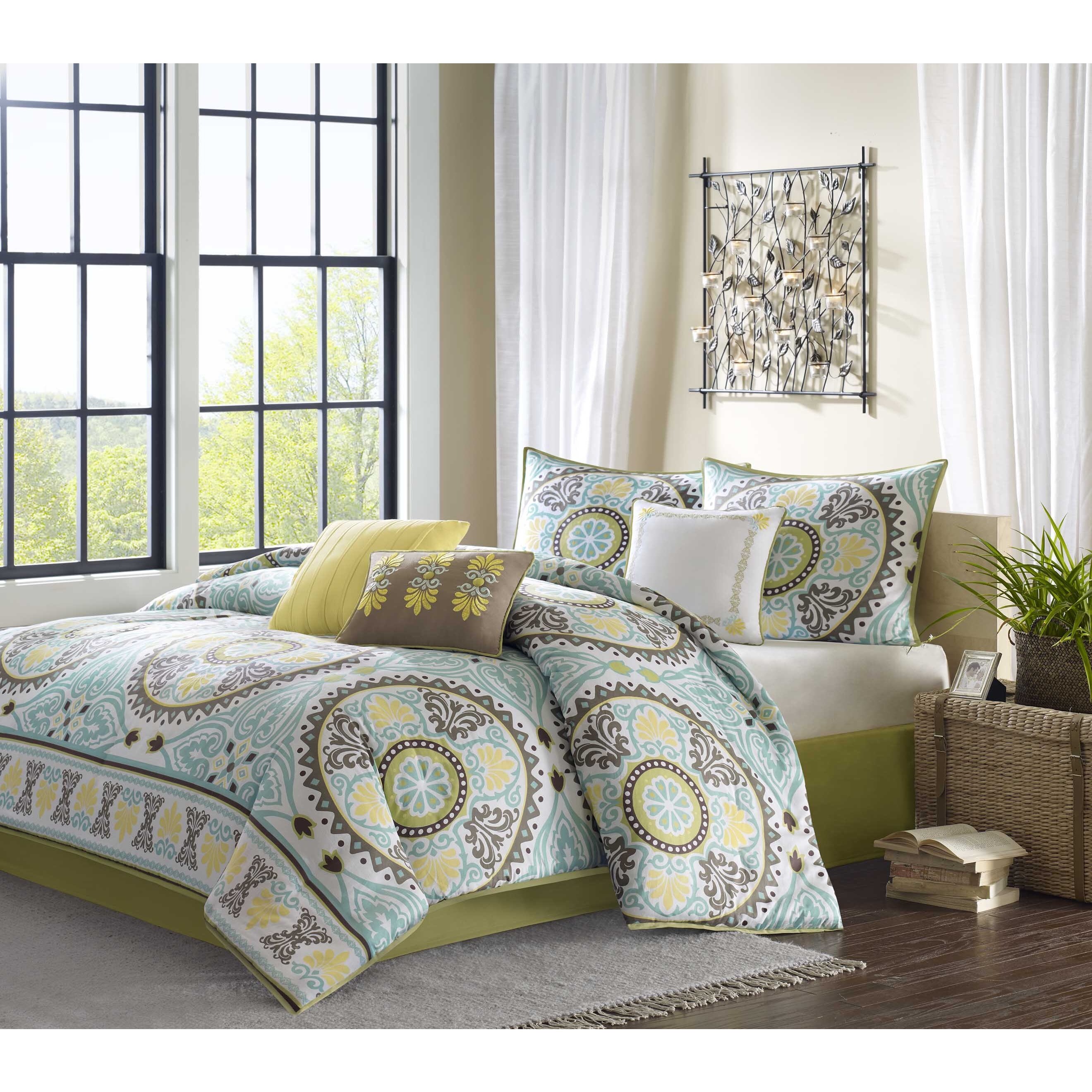 Shop Madison Park Bali 7 Piece Comforter Set In King As Is Item