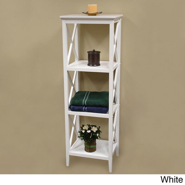 X Frame Bathroom Towel Tower Bathroom Shelving