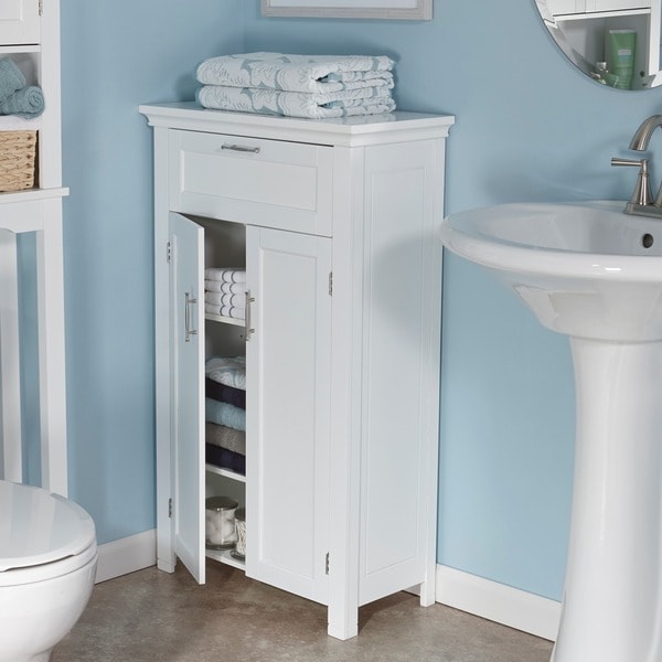 Shop RiverRidge Home Somerset 2-door White Floor Cabinet - On Sale ...