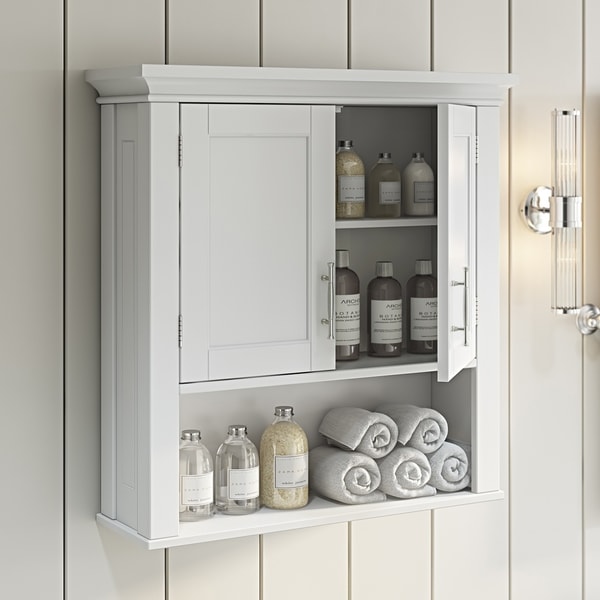 Shop RiverRidge Somerset Collection Two-Door Wall Cabinet ...