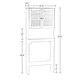 RiverRidge Home Ellsworth Spacesaver Cabinet Hutch - Thumbnail 7