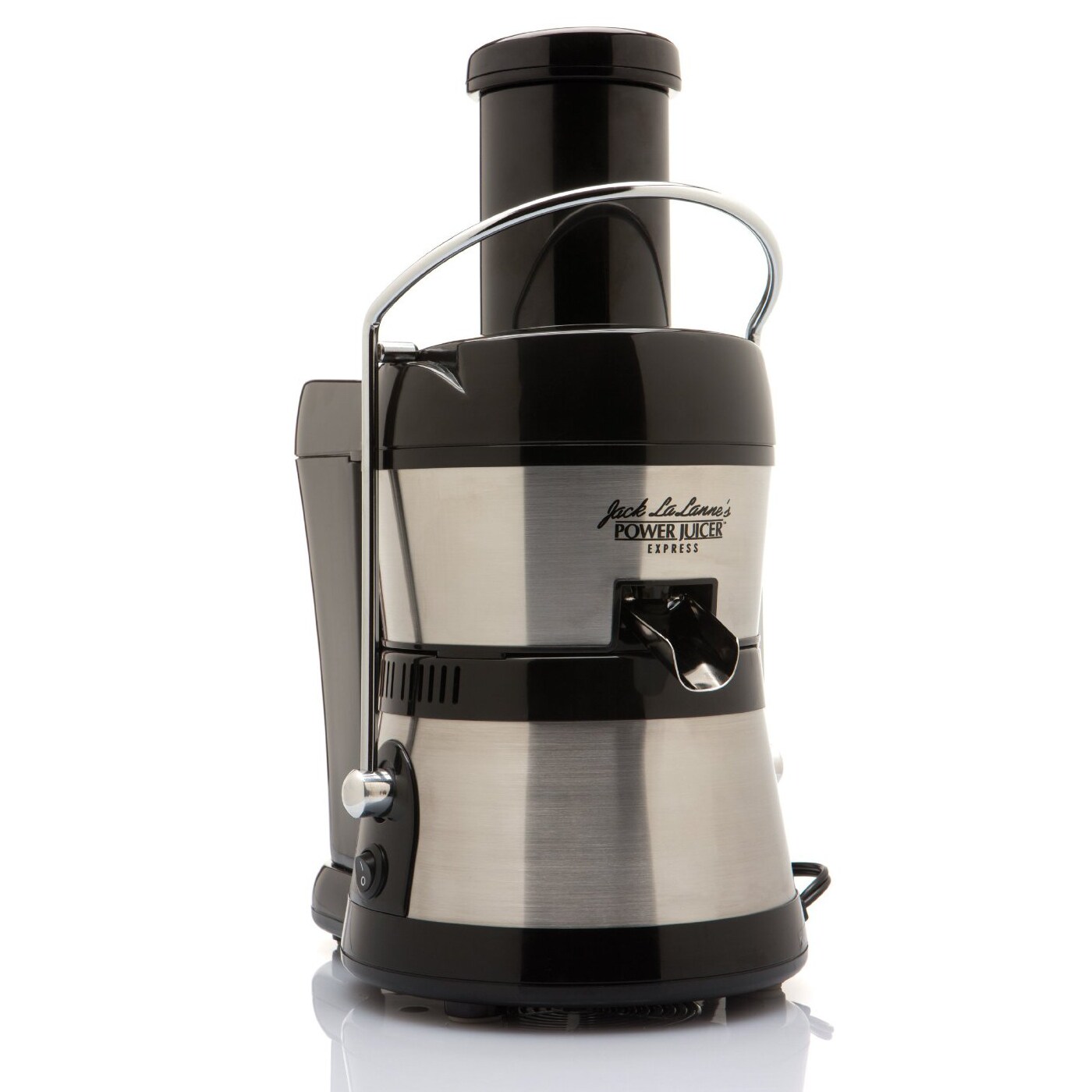 LaLa Jack Lalanne Stainless Steel/ Black Express Deluxe Power Juicer