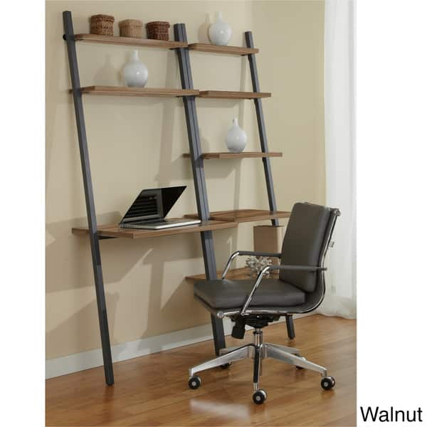 Shop Jesper Office Ladder Desk With Bookcase Free Shipping Today