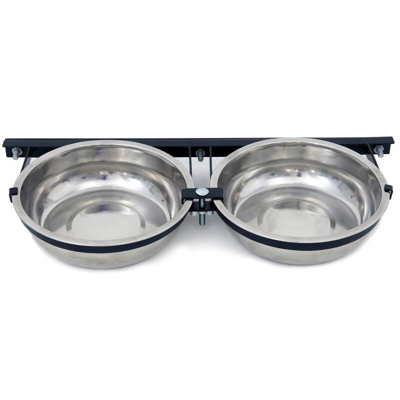 Lucky Dog 8-inch Stationary 2-bowl System