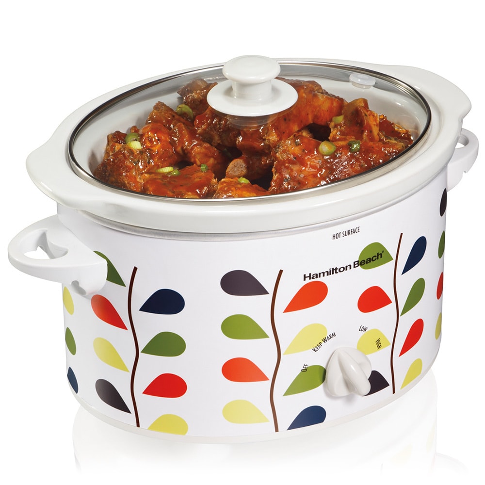 Hamilton Beach White Stay or Go 6 Quart Slowcooker - Bed Bath