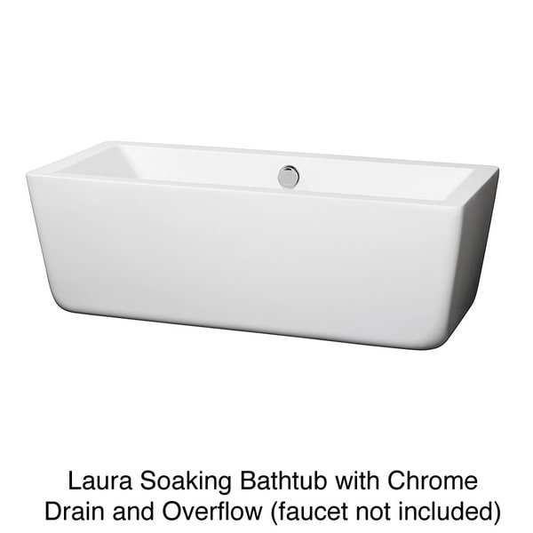 Wyndham White Laura Soaking Bathtub   15632778   Shopping