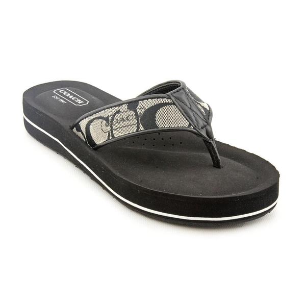 coach flip flops womens