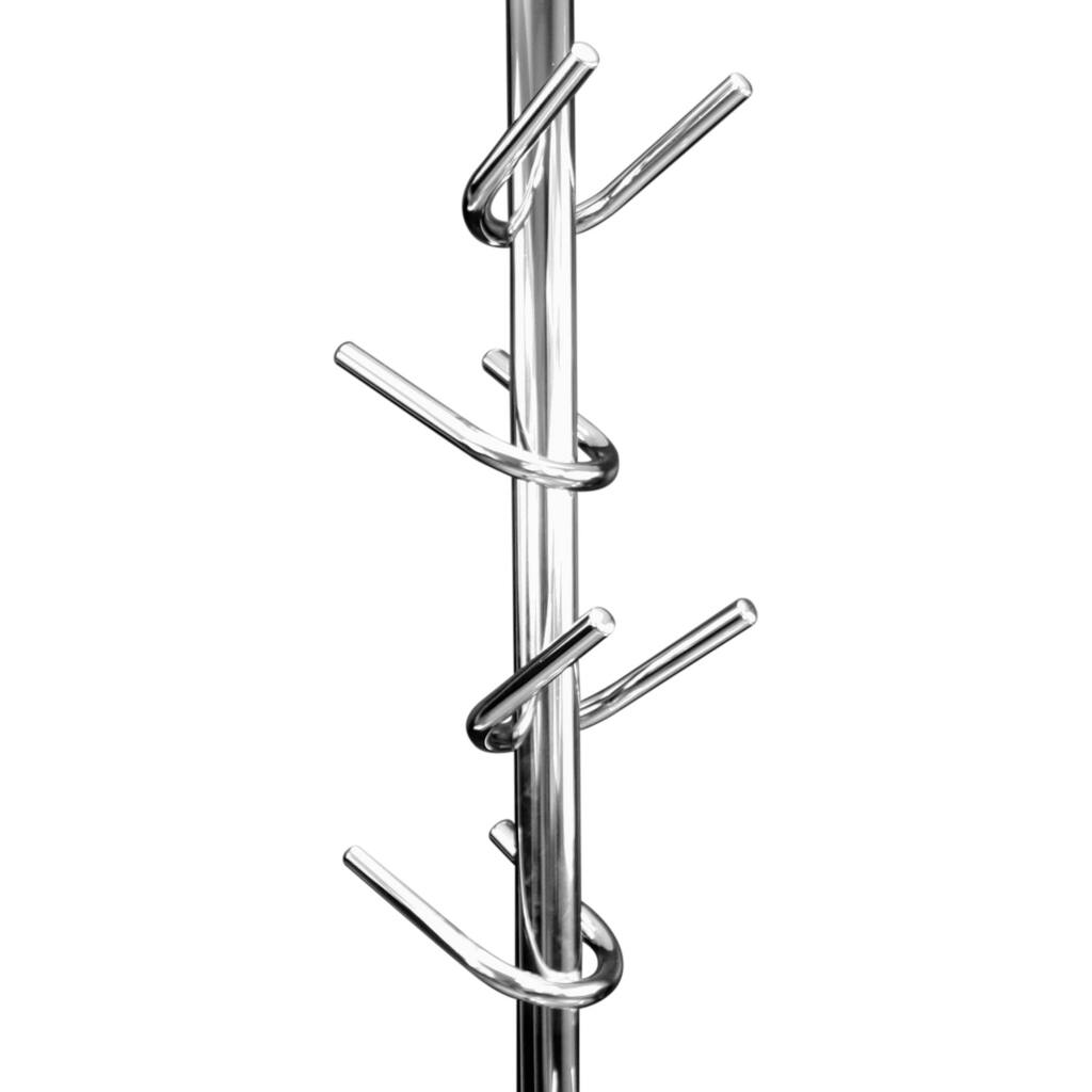 U-hook Chrome Coat Rack