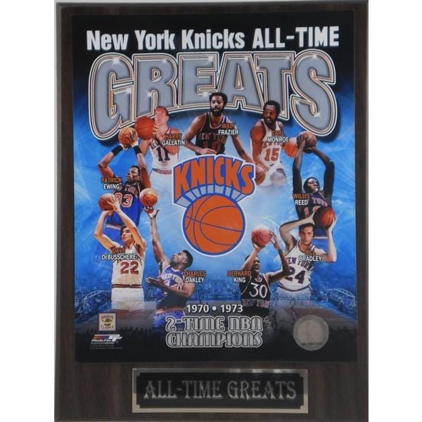 New York Knicks All Time Greats Plaque