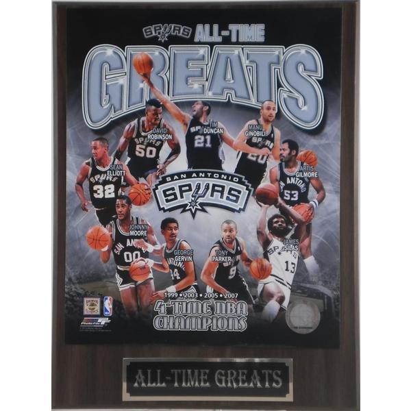 San Antonio Spurs All Time Greats Plaque