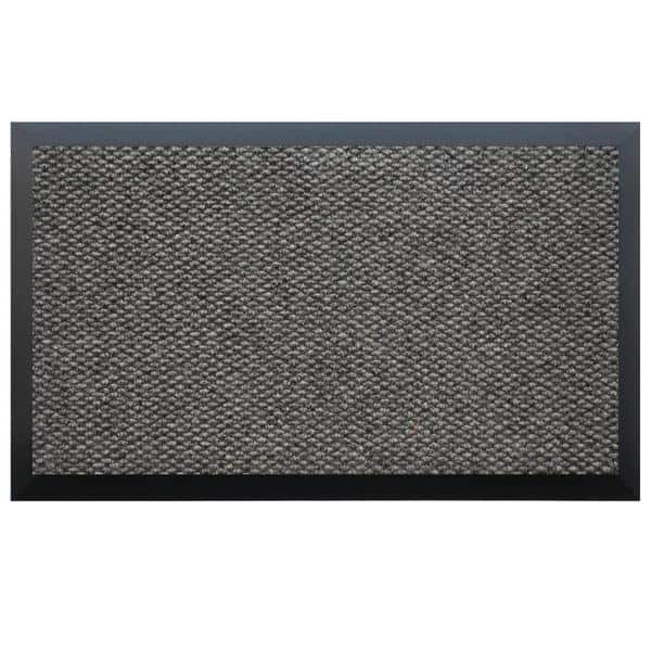 Teton Dark Grey/ Black Entry Mat - Bed Bath & Beyond - 8323284