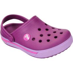 neon magenta crocs