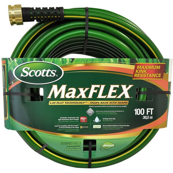 Shop Scotts Maxflex 100 Foot Garden Hose Free Shipping Today