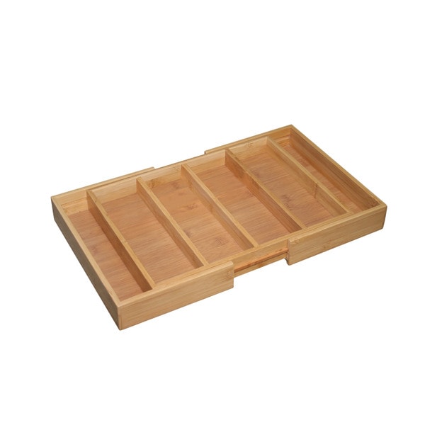Shop Bamboo Cutlery Tray Free Shipping On Orders Over 45 Overstock