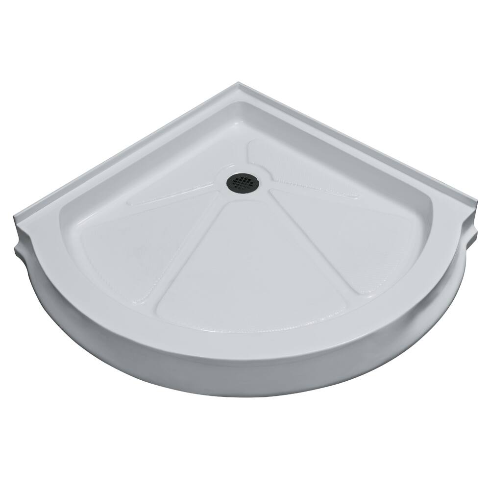 VIGO 40 x 40 Round Shower Tray White