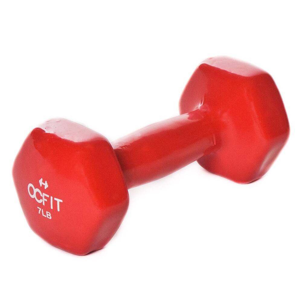 7-poud Vinyl Coated Dumbbell