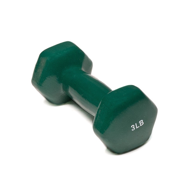 3 pound Vinyl Coated Dumbbells