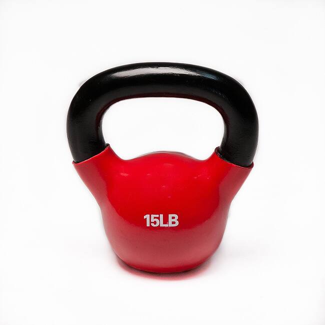 15-pound Vinyl Coated Kettlebell