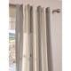 preview thumbnail 8 of 12, Exclusive Fabrics Del Mar Grey Linen Blend Stripe Curtain (1 Panel)