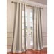 preview thumbnail 2 of 12, Exclusive Fabrics Del Mar Grey Linen Blend Stripe Curtain (1 Panel)