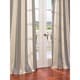 preview thumbnail 4 of 12, Exclusive Fabrics Del Mar Grey Linen Blend Stripe Curtain (1 Panel)