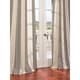 preview thumbnail 11 of 12, Exclusive Fabrics Del Mar Grey Linen Blend Stripe Curtain (1 Panel)