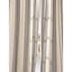 preview thumbnail 13 of 12, Exclusive Fabrics Del Mar Grey Linen Blend Stripe Curtain (1 Panel)