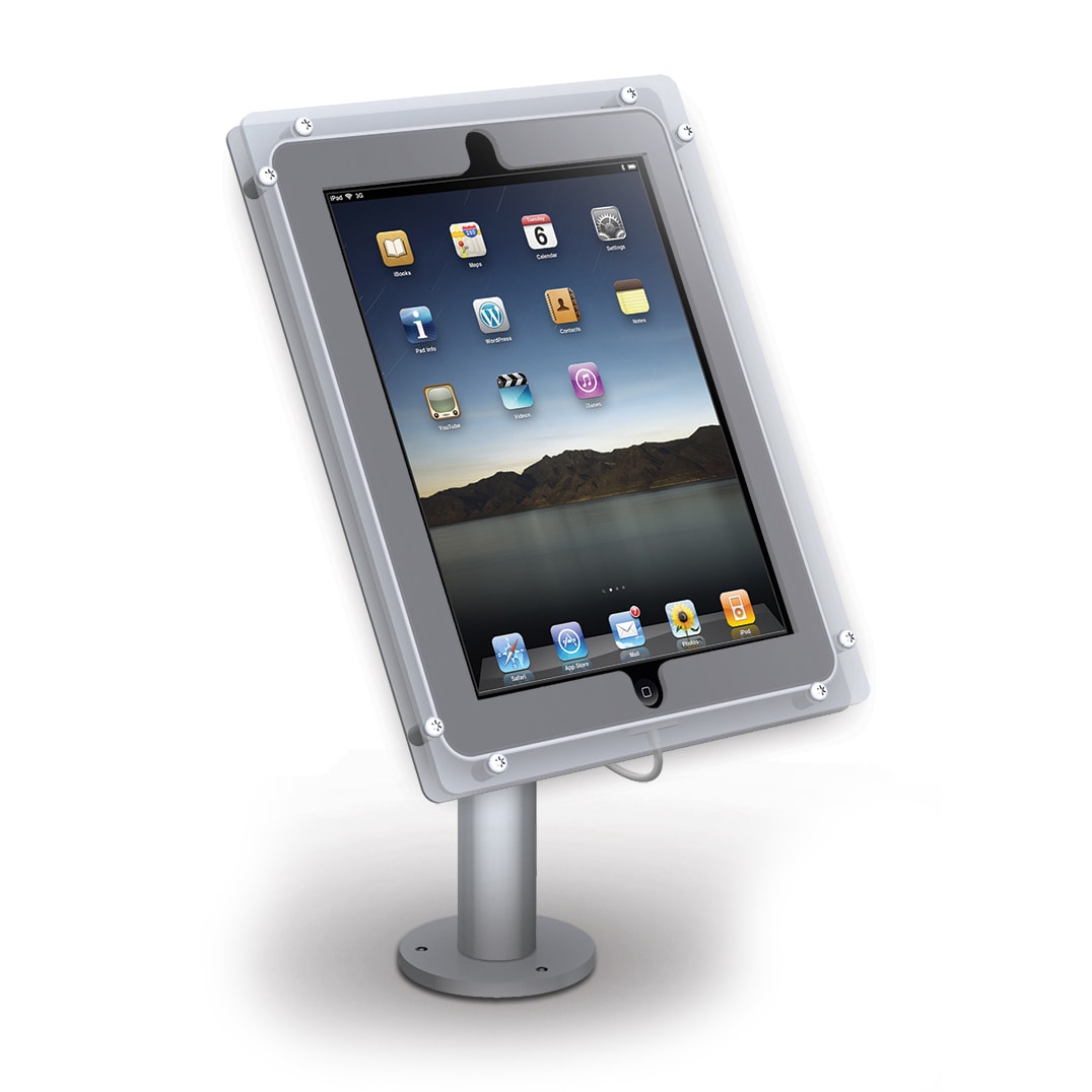 Classic Countertop Double Flange Base Ipad Stand