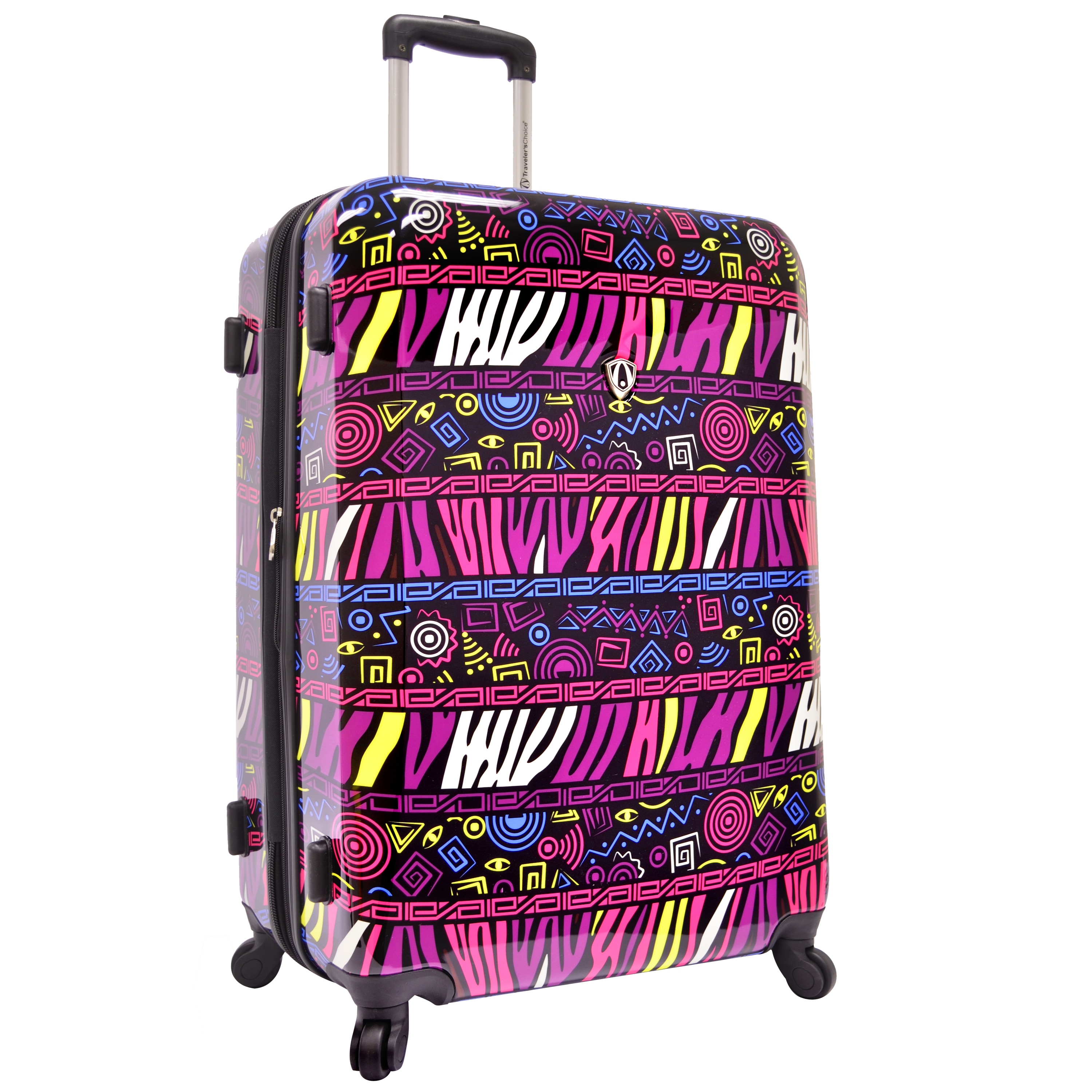 Travelers Choice Bohemian 29 inch Hardside Expandable Spinner Luggage