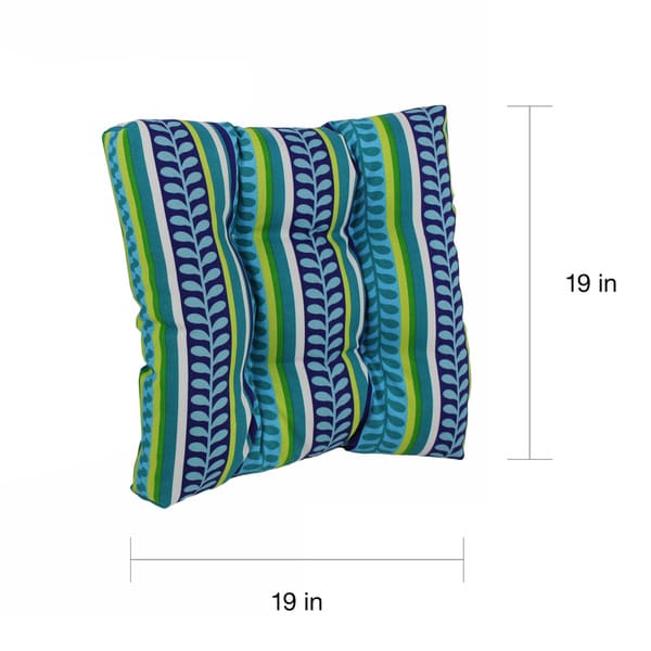 19-inch Square Indoor/Outdoor Chair Cushions (Set Of 2) - 19" X 19 ...