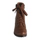 Shop Bonnibel Women's 'Kody-1' Chunky Heel Lace-up Boots - Overstock ...