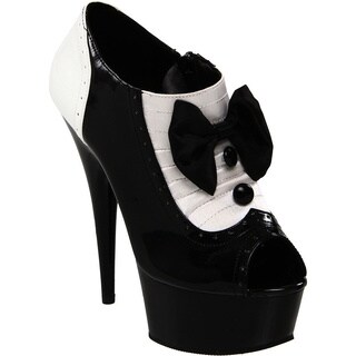 high heel tuxedo shoes