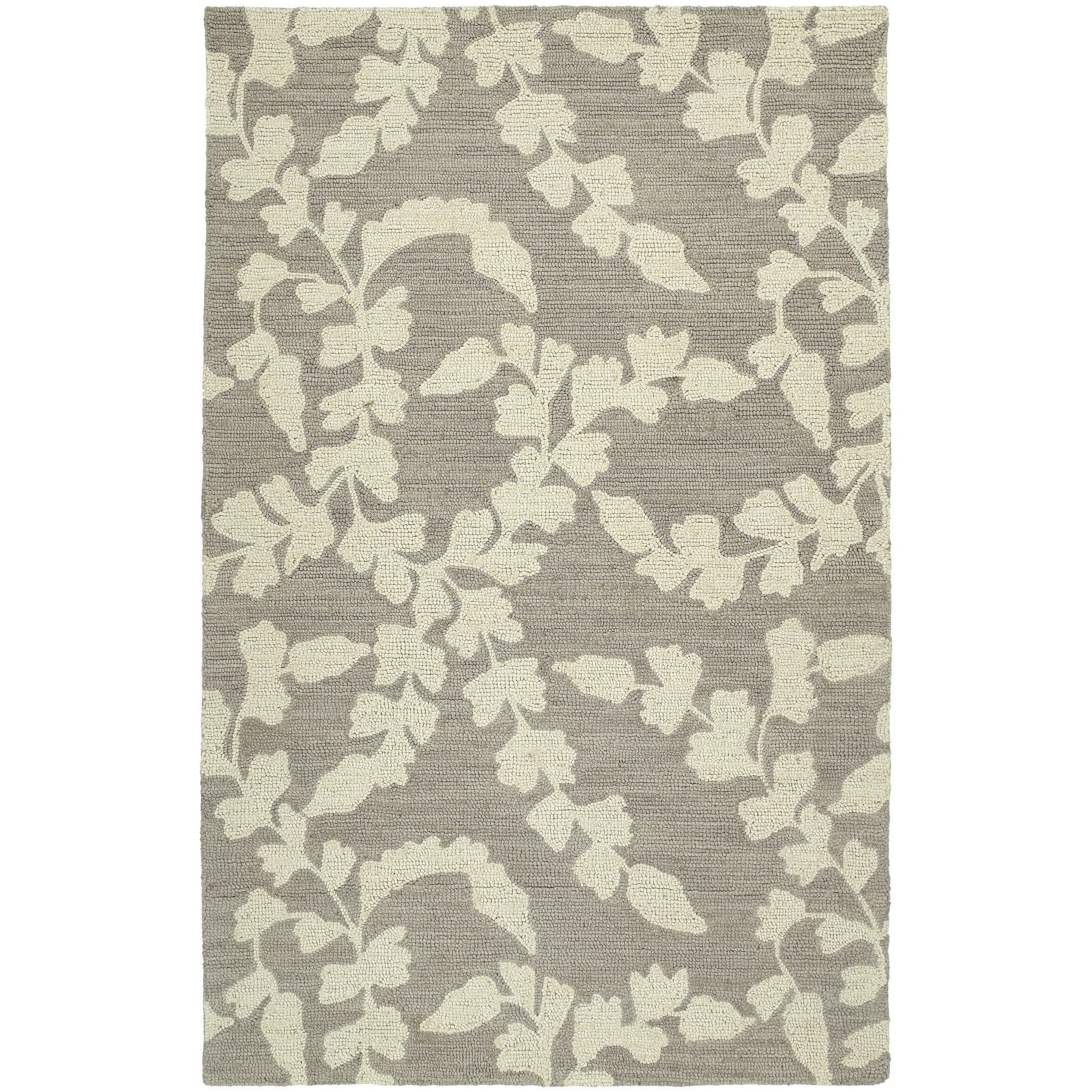 Hand tufted Zoe Grey Wool Rug (5 X 79)