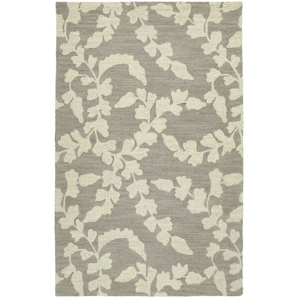 Shop Zoe Grey Handtufted Wool Rug (8' x 10') 8' x 10' Free