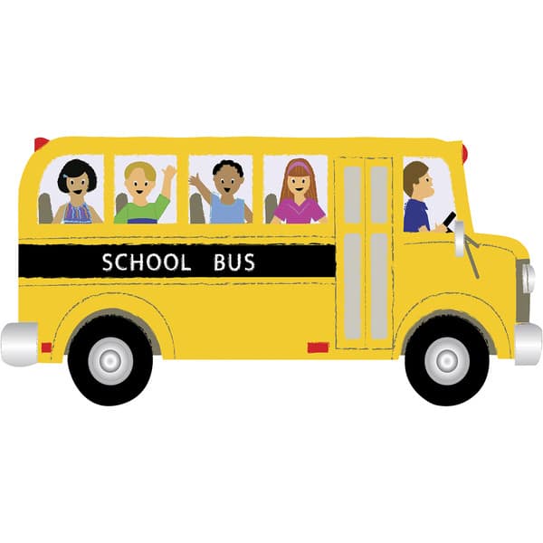 Ideal Decor 'School Bus' Wall Mural Bed Bath & Beyond 8329948
