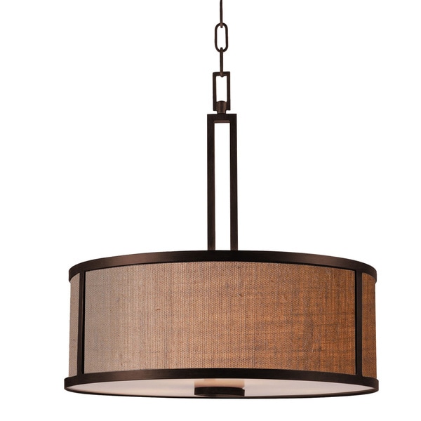 Pine Canopy Lincoln 3-light Aged Bronze Pendant