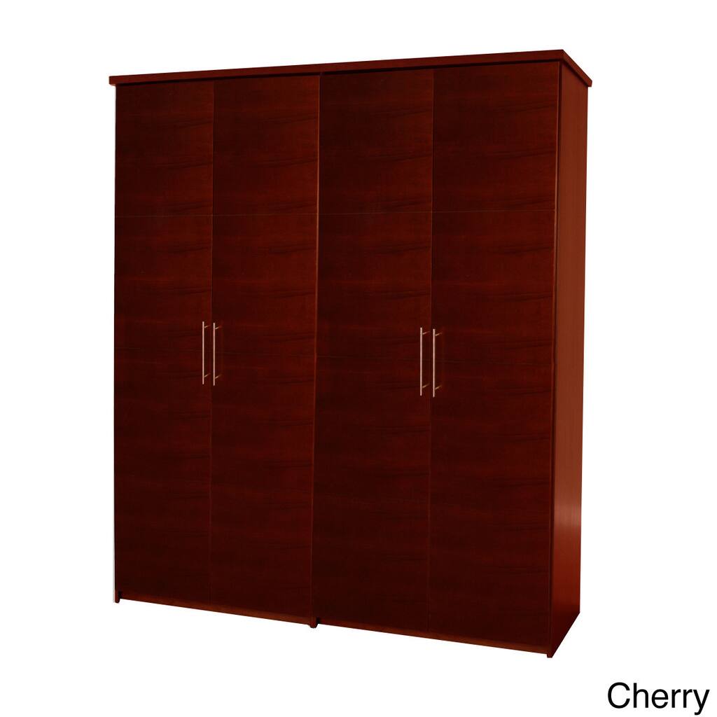 80-inch Wide 'Moselle' 4-door Wardrobe Set