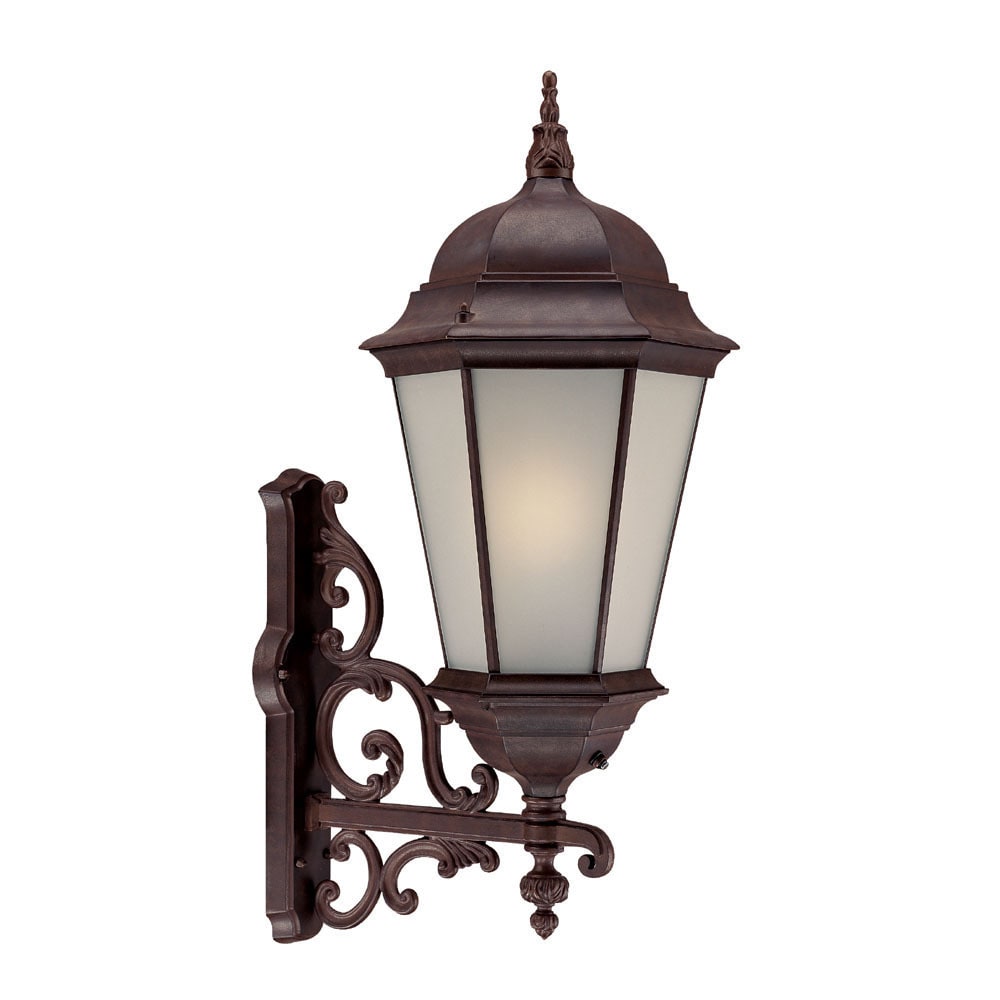 Richmond Energy Star Collection Wall mount 1 light Outdoor Burled Walnut Light Fixture