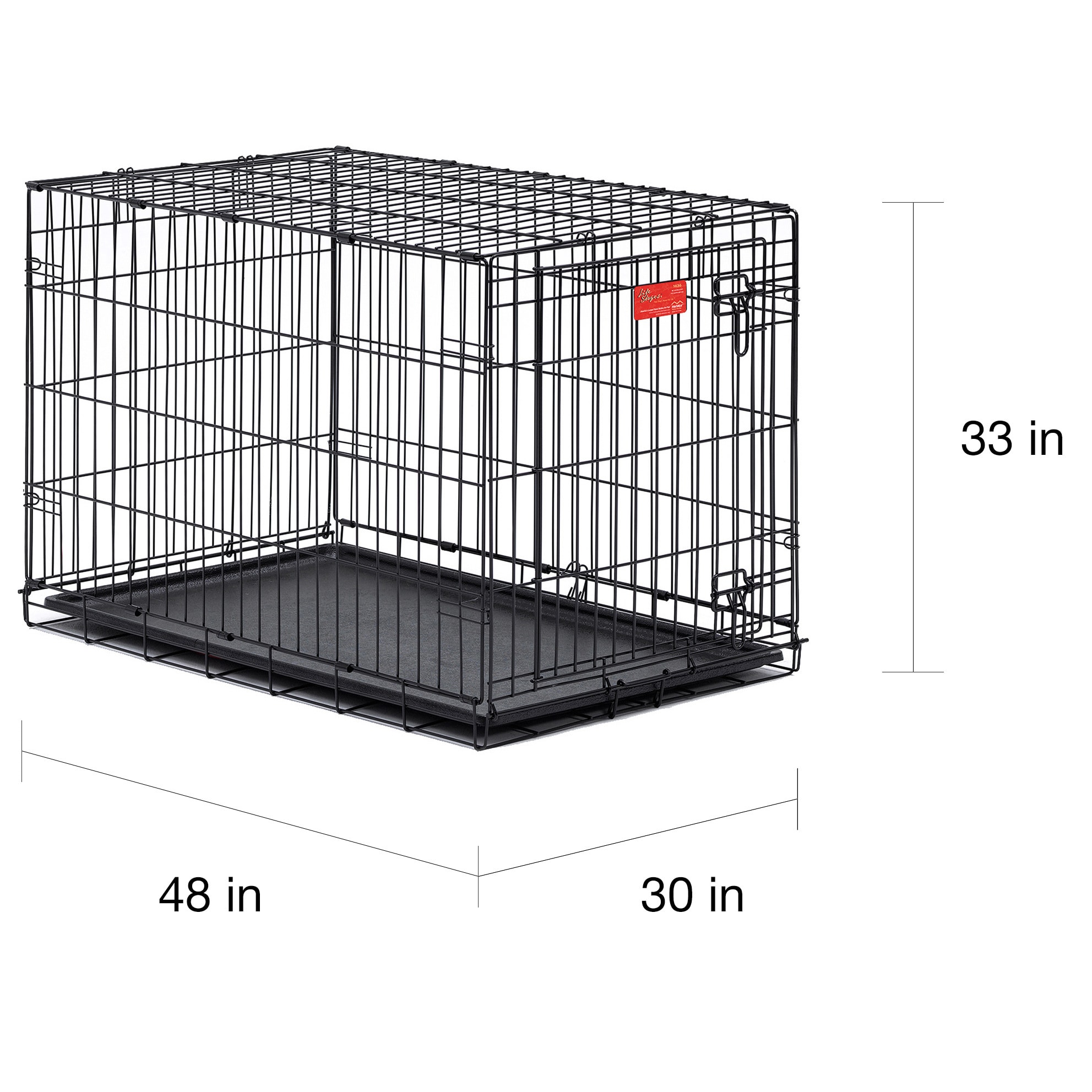 Midwest life stages outlet single door dog crate