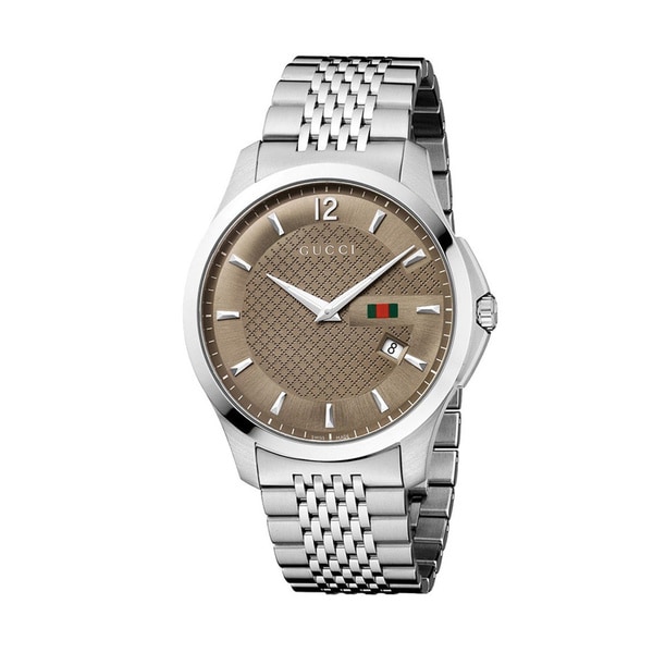 brown gucci watch